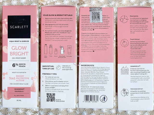 Scarlett Aqua Reset & Barrier Glow Bright Gel Moisturizer